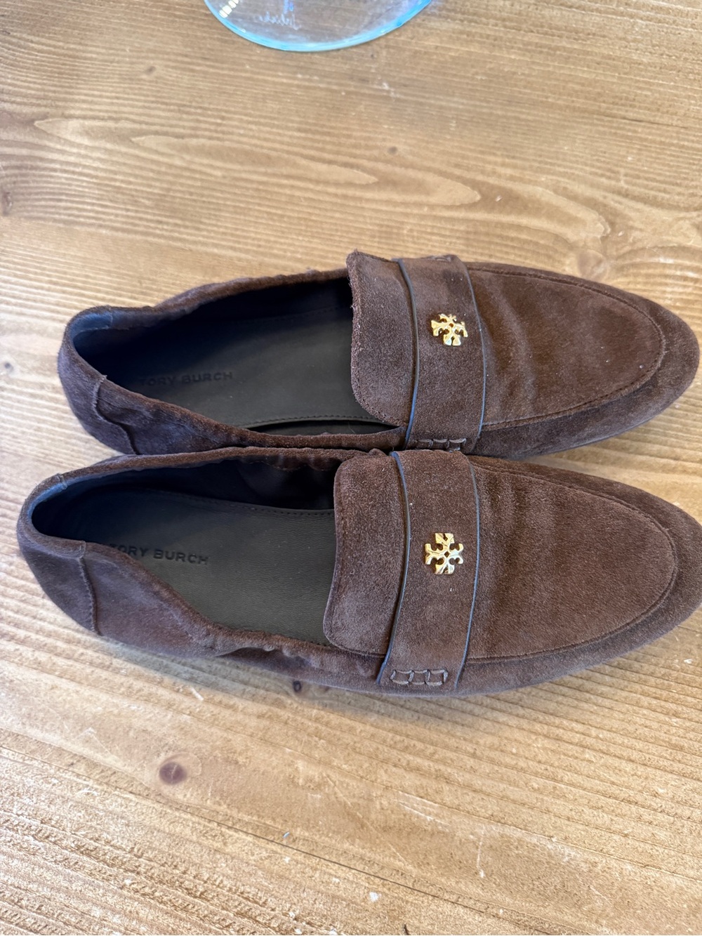Tory Burch Dark Cocoa Brown Suede Loafer - Size 9 - Picture 6 of 6